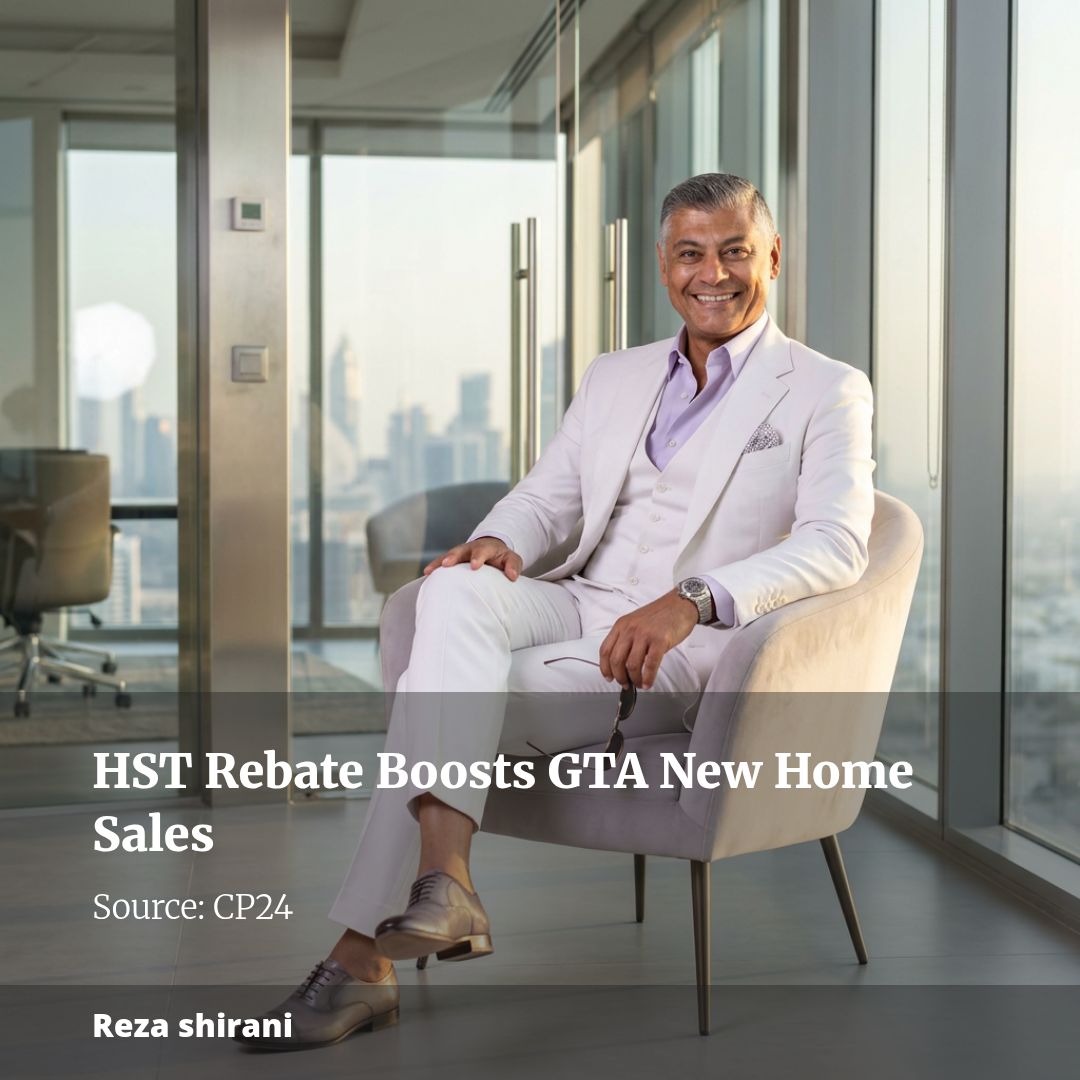 New report suggests HST rebate continues to boost single-family new home sales across GTA